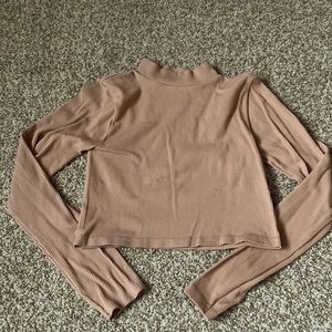 POOF New York - Long sleeved, fitted turtle neck, Size M/L